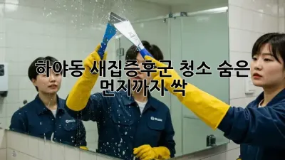 🏡 하야동 새집증후군 청소, 숨은 먼지까지 싹! ✨